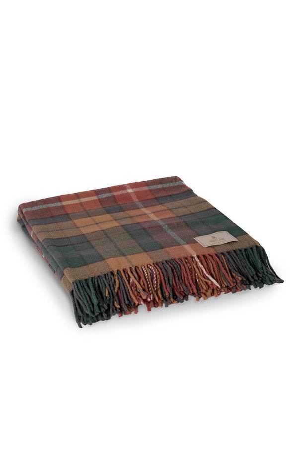 Pure New Wool Tartan Rug