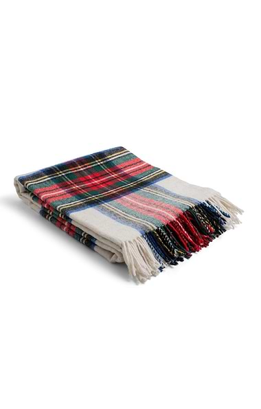 Pure New Wool Tartan Rug