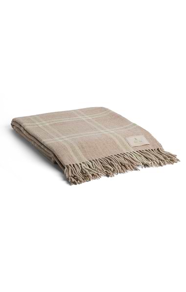 Pure New Wool Check Rug