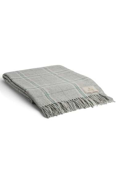 Pure New Wool Check Rug