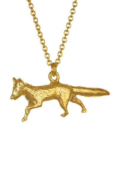 Ladies Alex Monroe Prowling Fox Necklace