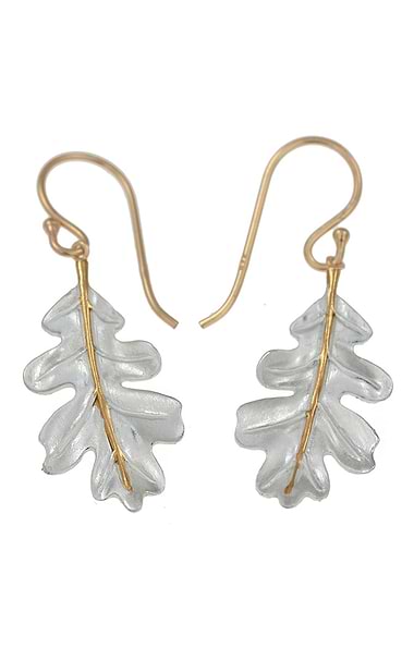 Christin Ranger Oak Leaf Earrings