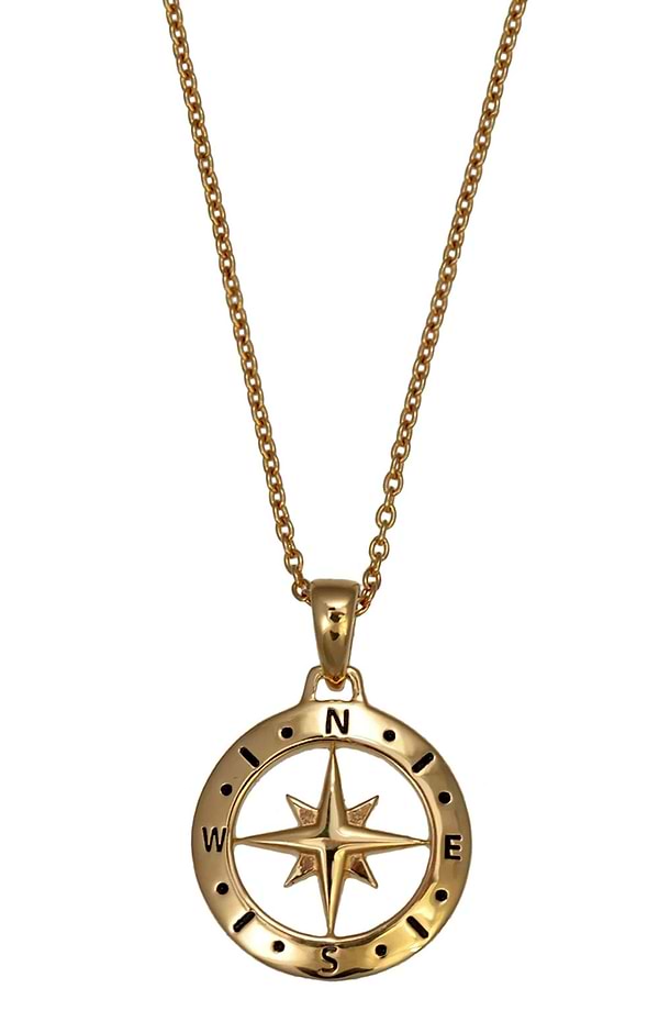 Christin Ranger Love Compass Necklace