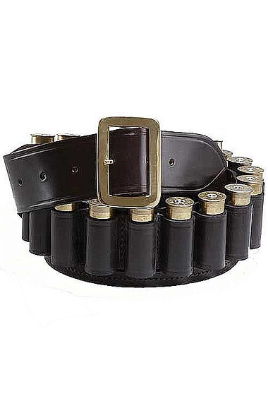 Men's Croots Bridle Leather 20G Cartridge Belt