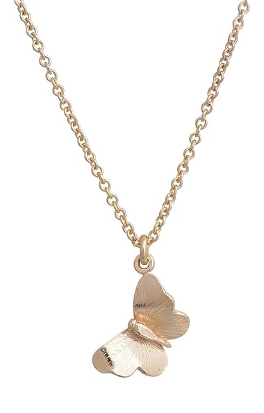 Small Gold Butterfly Necklace