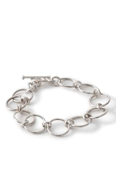 Sterling Silver Circle Link Bracelet