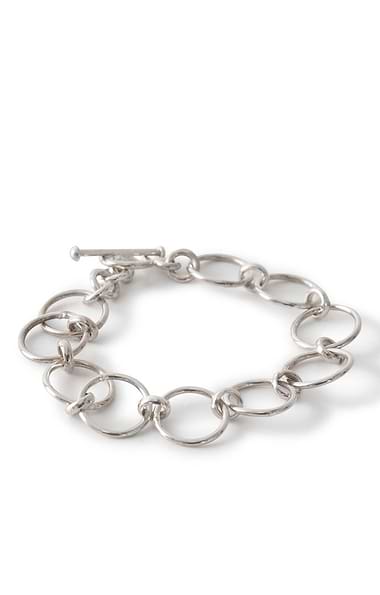 Sterling Silver Circle Link Bracelet