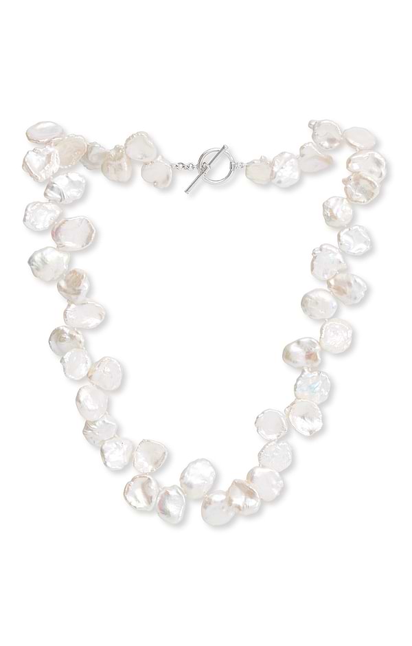 Pearls of the Orient Keishi Pearl Toggle Necklace