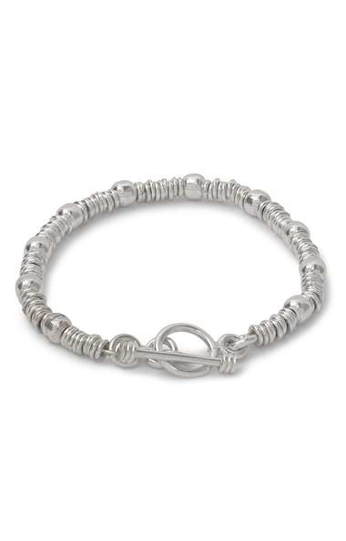 Sterling Silver Balls and Rings Bracelet