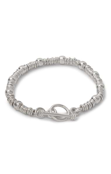 Sterling Silver Balls and Rings Bracelet
