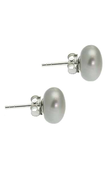 Medium Pearl Stud Earrings