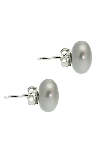 Medium Pearl Stud Earrings