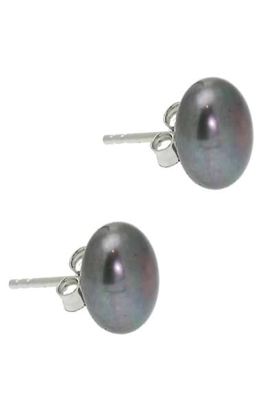 Medium Pearl Stud Earrings