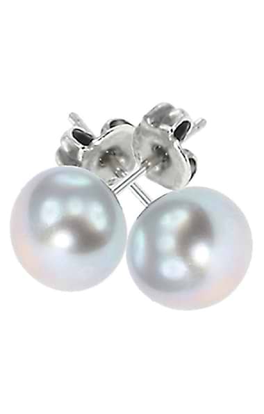 Large Pearl Stud Earrings