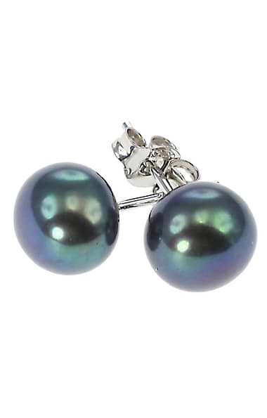 Large Pearl Stud Earrings