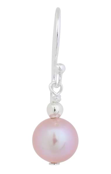 Pearl and Silver Bead Earrings