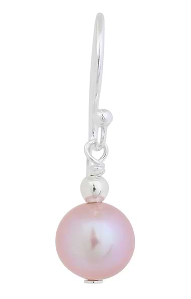 Pearl and Silver Bead Earrings