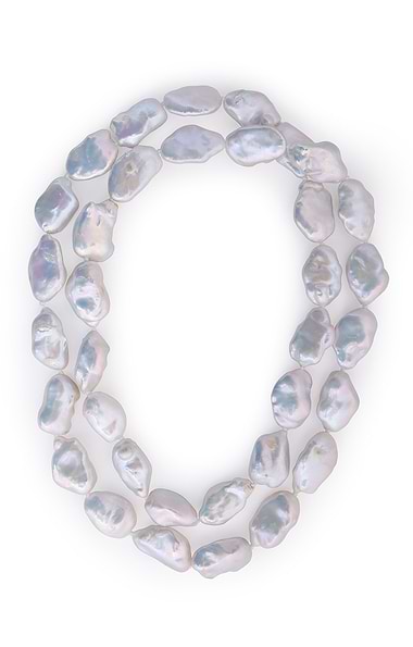 80cm Baroque Pearl Rope Necklace