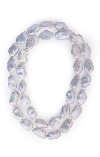80cm Baroque Pearl Rope Necklace
