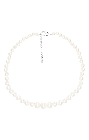Pearl Lobster Clasp Necklace
