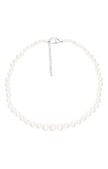 Pearl Lobster Clasp Necklace