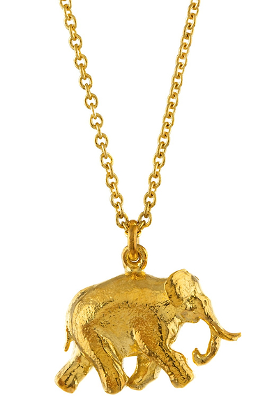 Ladies Alex Monroe Indian Elephant Necklace
