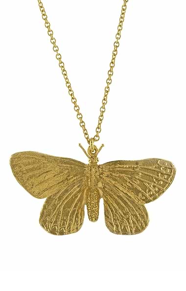 Alex Monroe Duke of Burgundy Butterfly Necklace