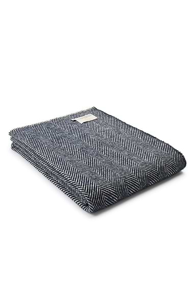 Pure New Wool Fishbone Throw