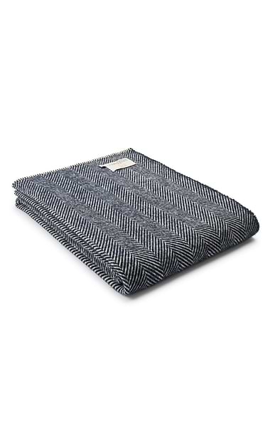 Pure New Wool Fishbone Throw