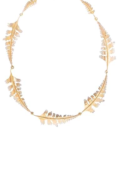 Claire Troughton Frosted Fern Necklace