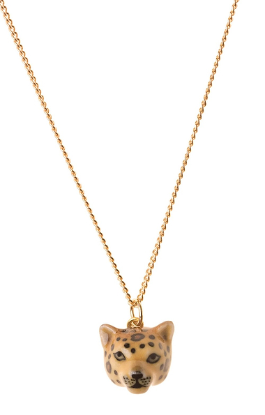 Leaping Leopard Necklace