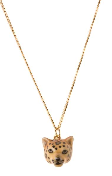 Leaping Leopard Necklace