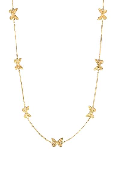 Julie Vos Butterfly Station Necklace