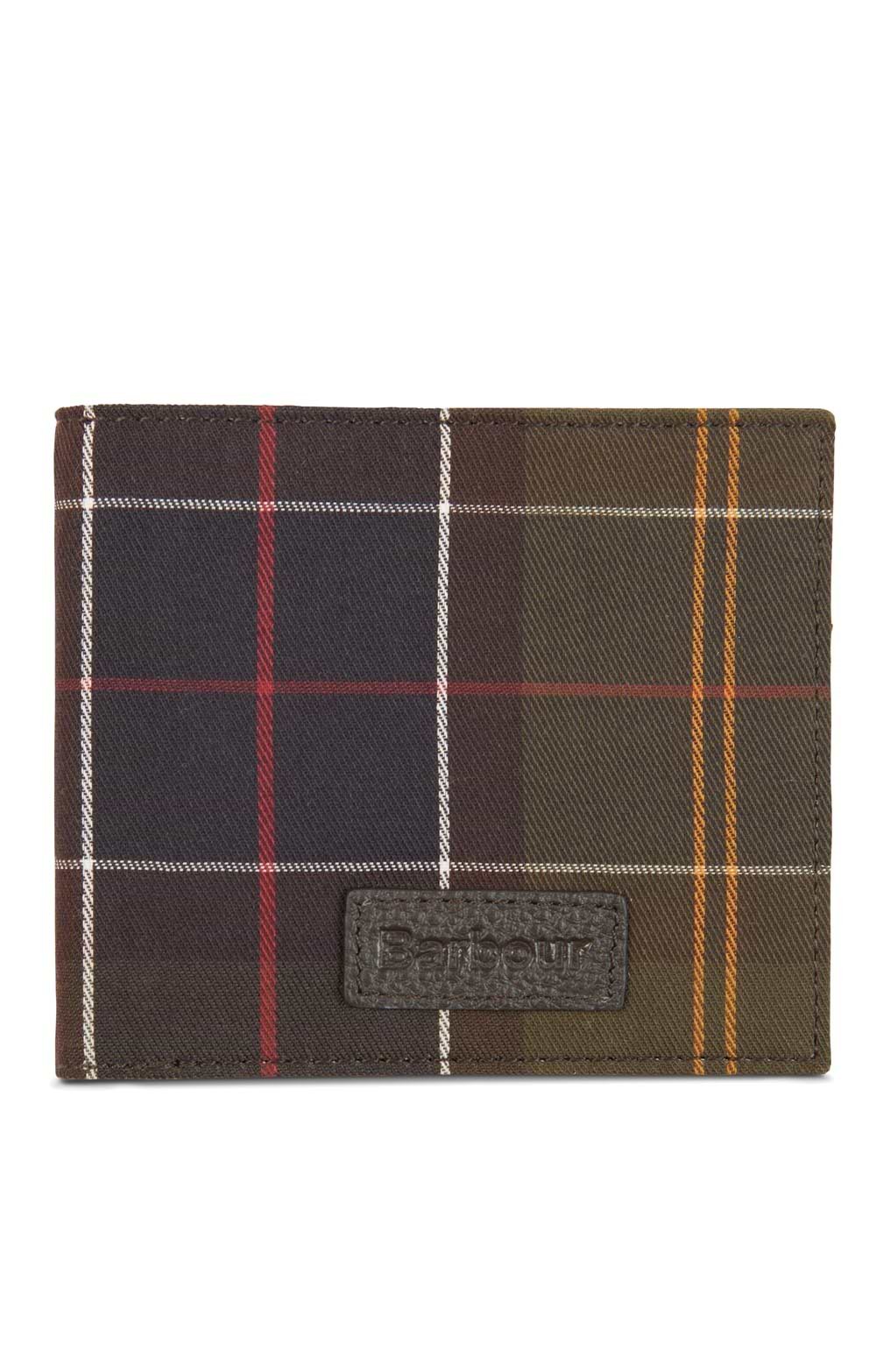Mens Barbour Tartan Wallet House of Bruar1