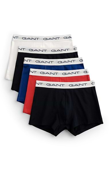 Men's Gant Five Pack Cotton Trunks
