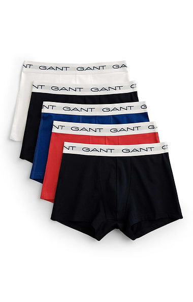 Men's Gant Five Pack Cotton Trunks