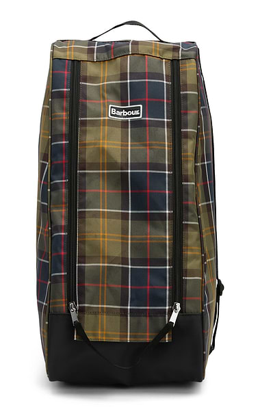 Barbour Tartan Wellington Bag
