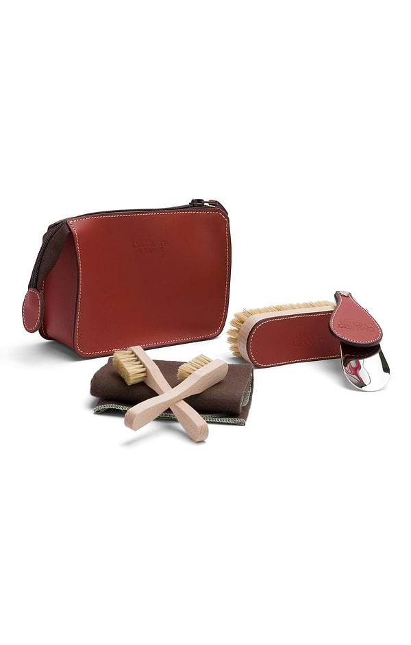 Men's Crocket & Jones Travel Shoe Care Kit Leather