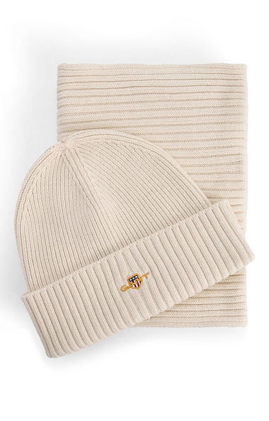 Ladies Gant Beanie Scarf Set
