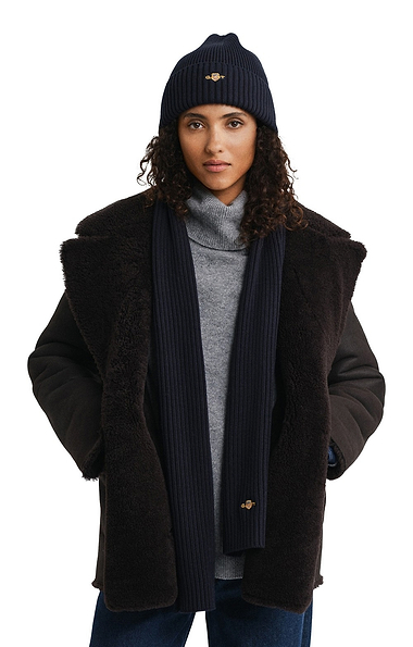 Ladies Gant Beanie Scarf Set