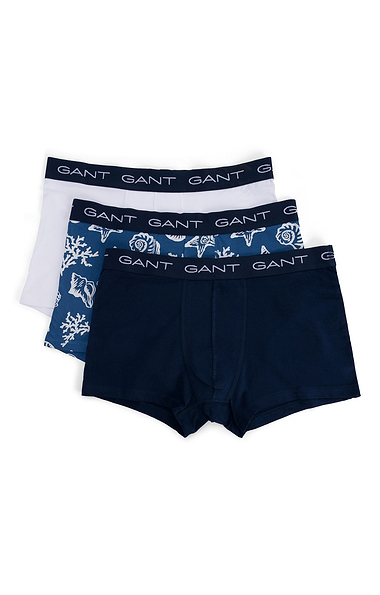 Men's Gant Shell Print Trunks 3 Pack