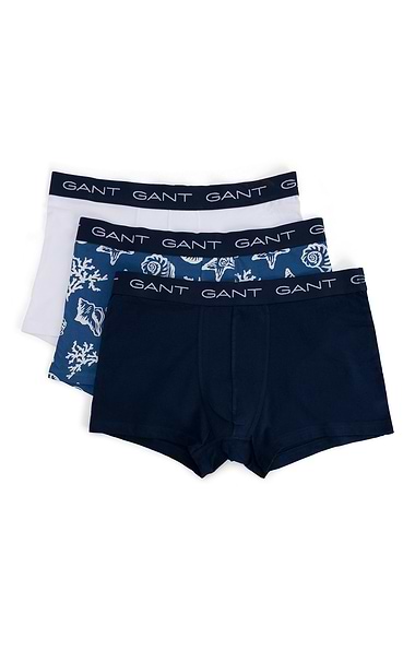 Men's Gant Shell Print Trunks 3 Pack