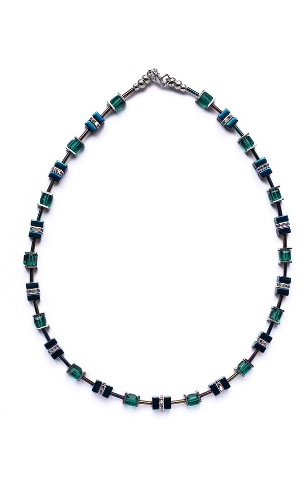 Mishe Hematite & Crystal Necklace