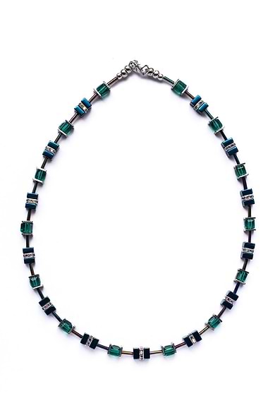 Mishe Hematite & Crystal Necklace