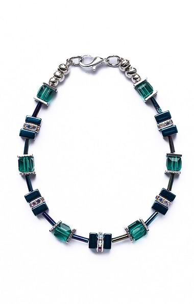 Mishe Hematite & Crystal Bracelet