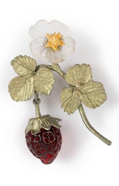 Strawberry Brooch
