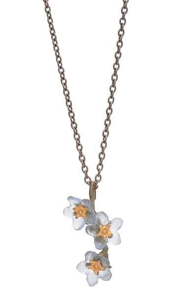 Michael Michaud Forget Me Not Triple Pendant