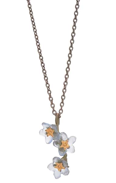 Michael Michaud Forget Me Not Triple Pendant