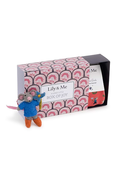 Lily & Me Sock & Keyring Gift Box