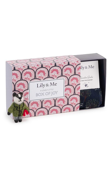Lily & Me Sock & Keyring Gift Box